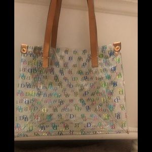Dooney & Bourke Clear Logo Tote